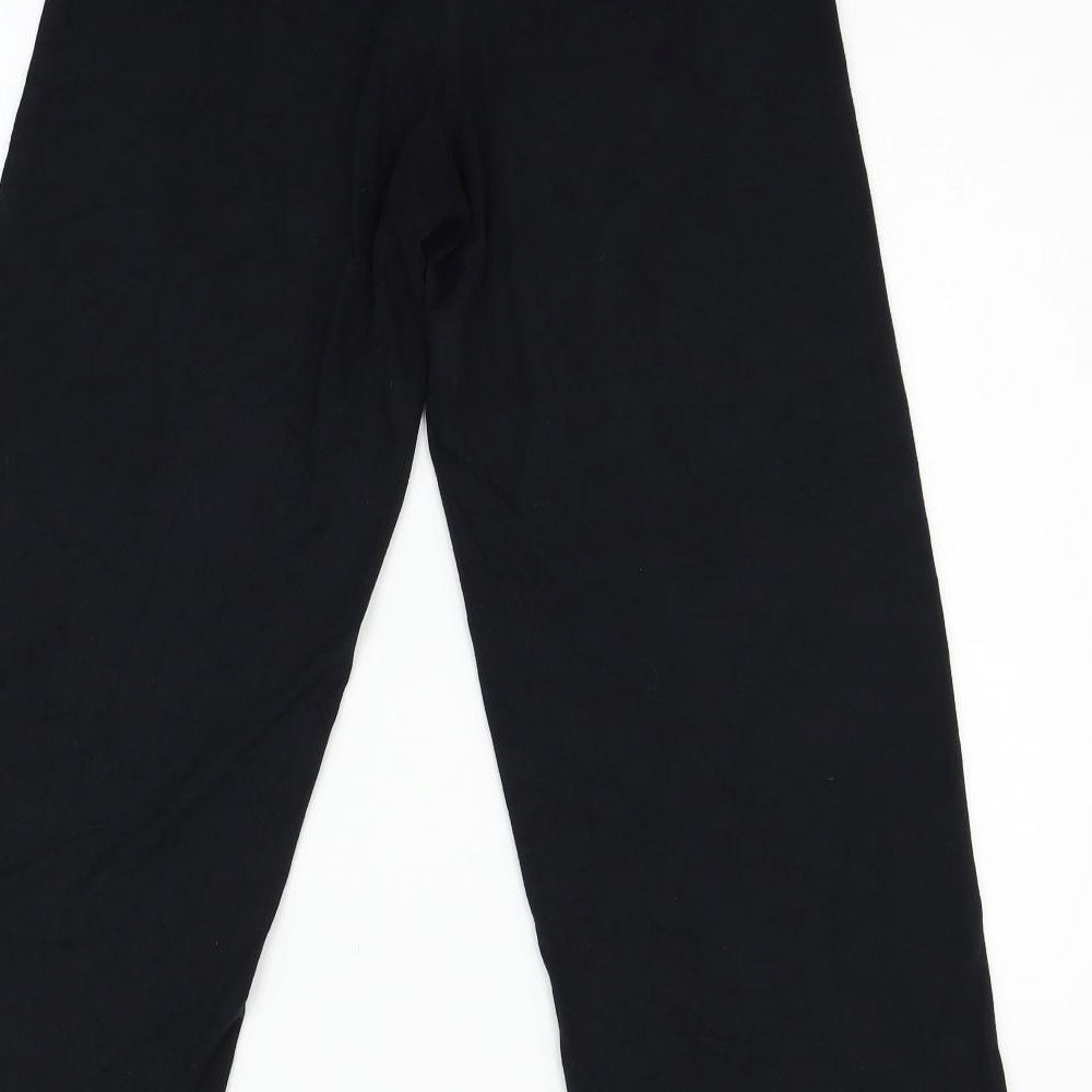 M&S Womens Black   Capri Trousers Size 10 L28 in