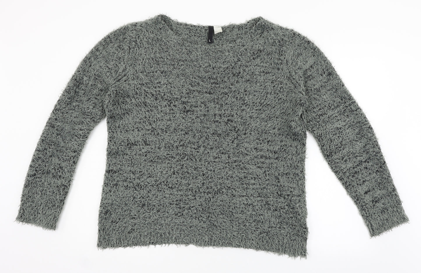 H&M Womens Grey   Pullover Jumper Size L