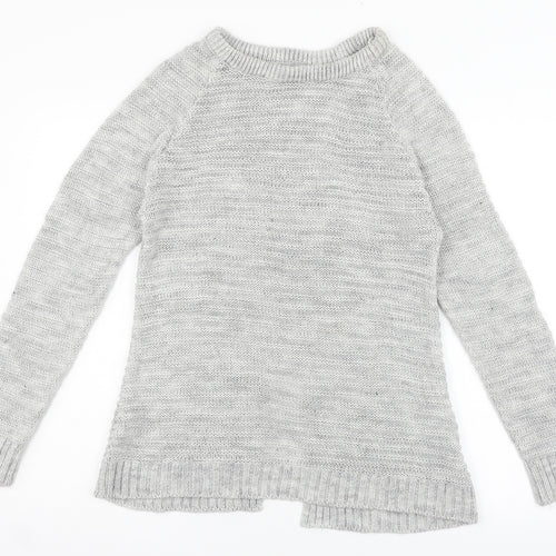 Peacocks Womens Grey   Pullover Jumper Size M