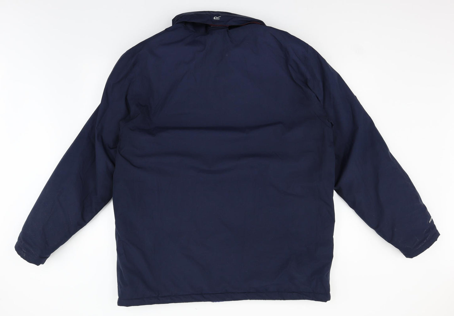 Regatta Mens Blue   Rain Coat Coat Size XL  - removable hood