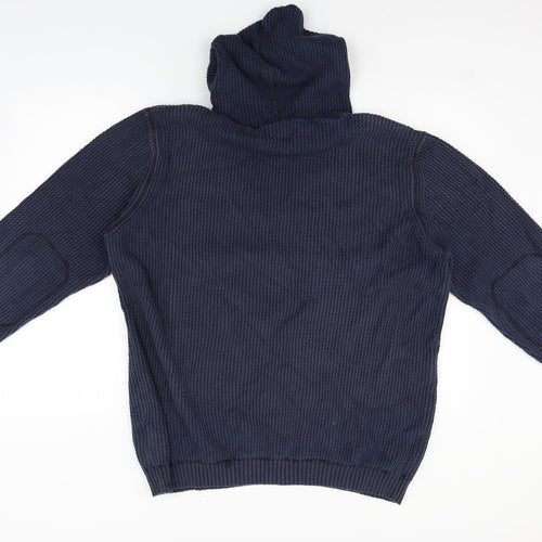 Jack and Jones Mens Blue   Pullover Hoodie Size 2XL