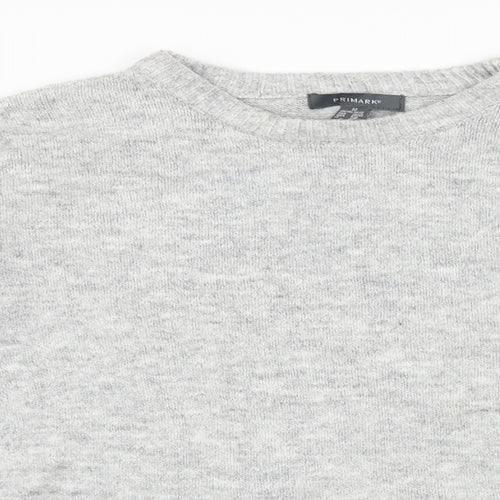 Primark Womens Grey   Pullover Jumper Size M
