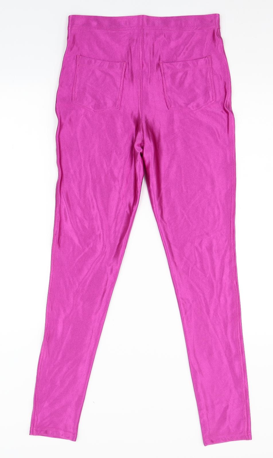Glamorous Womens Pink   Trousers  Size 10 L27 in
