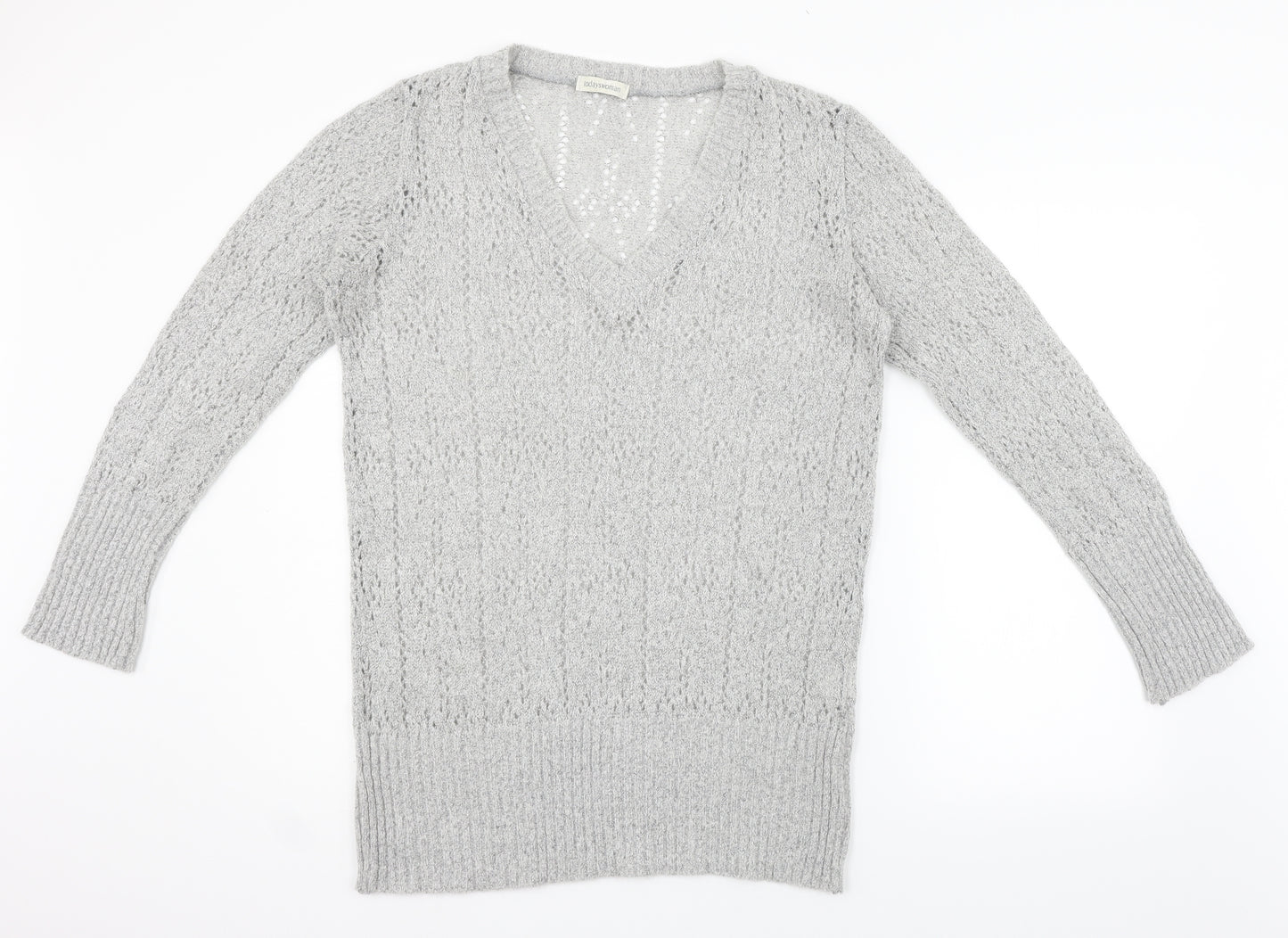 todays woman Womens Grey   Pullover Jumper Size 12