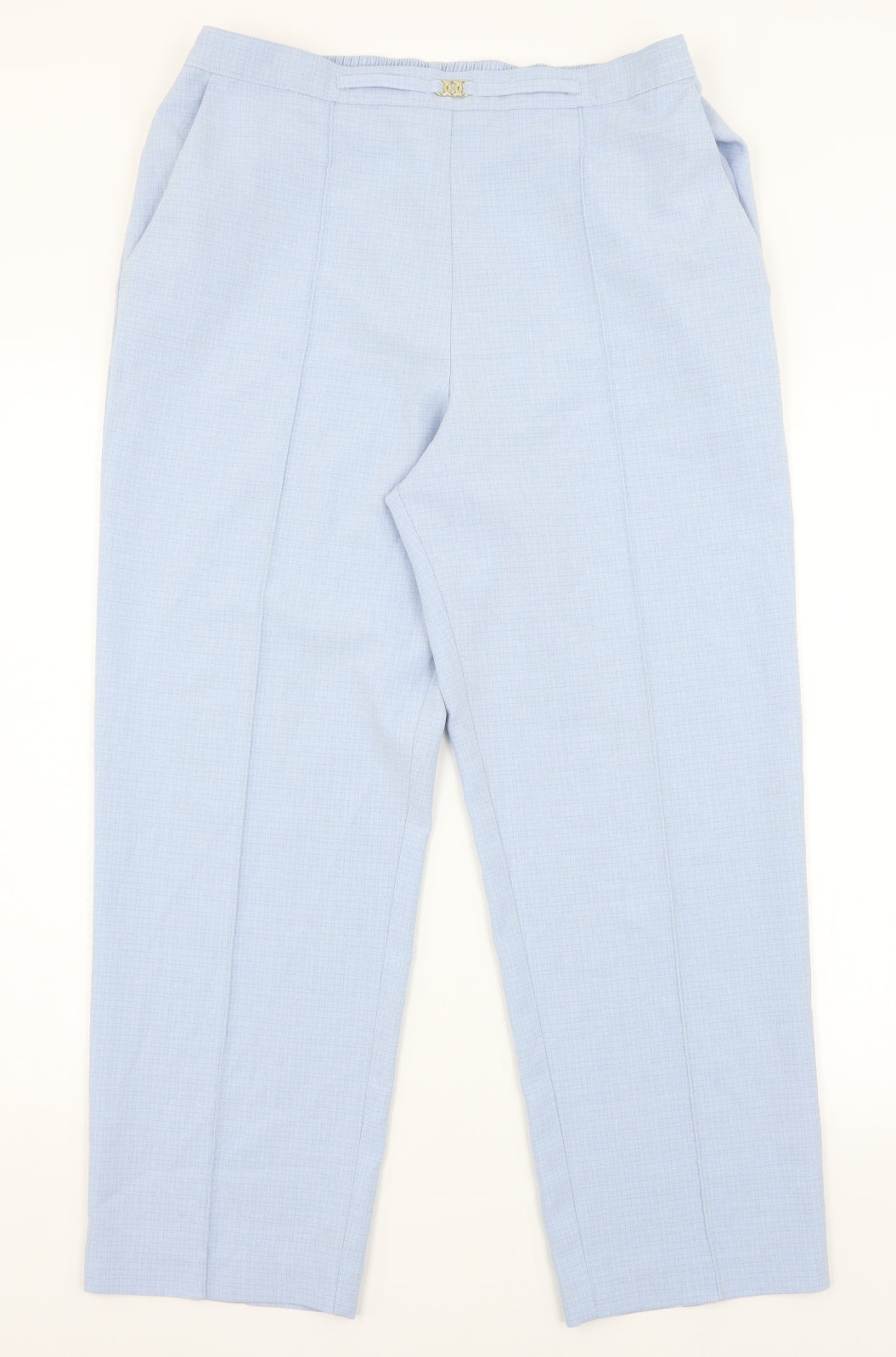 M&S Womens Blue   Trousers  Size 16 L26 in