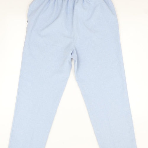 M&S Womens Blue   Trousers  Size 16 L26 in