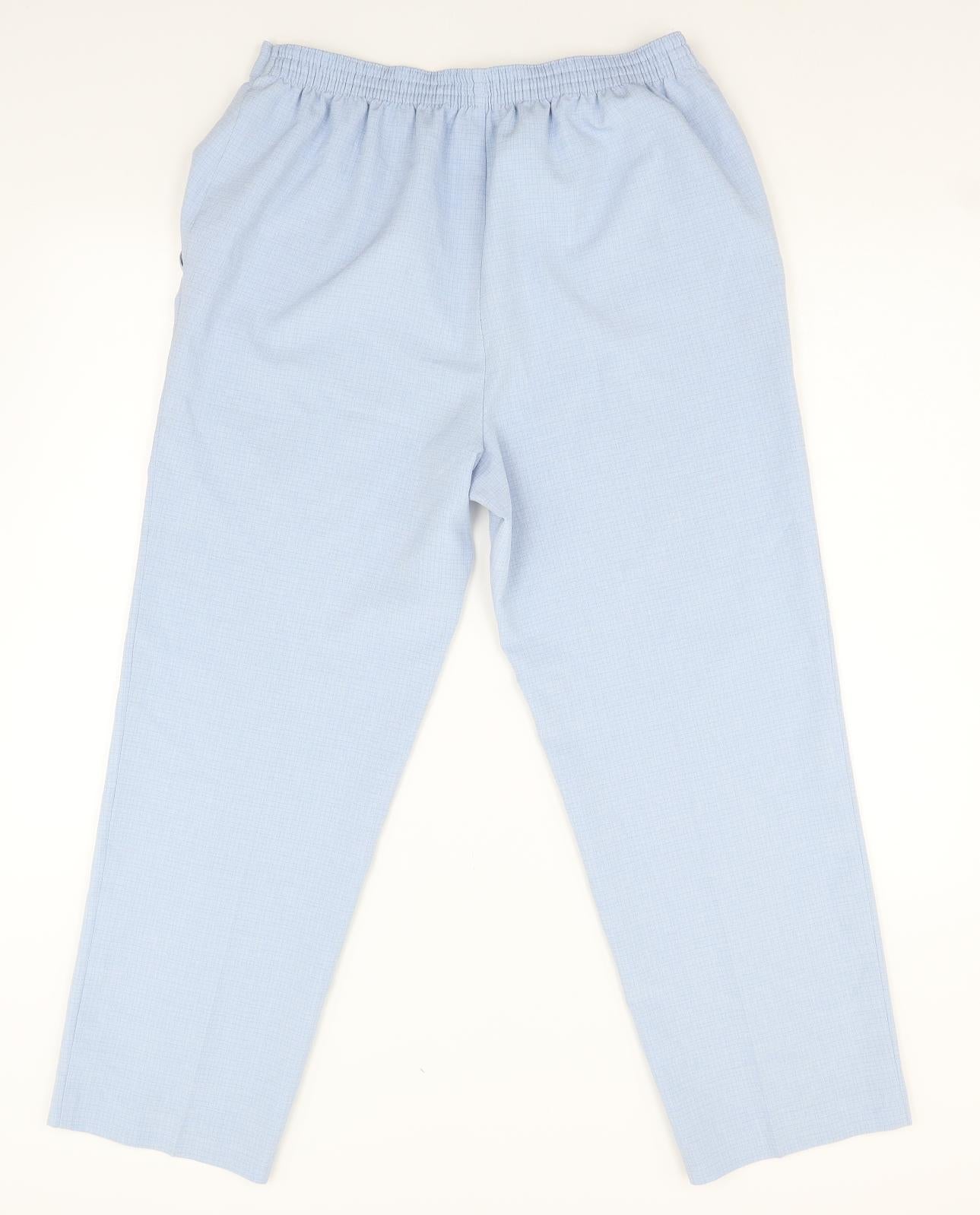 M&S Womens Blue   Trousers  Size 16 L26 in