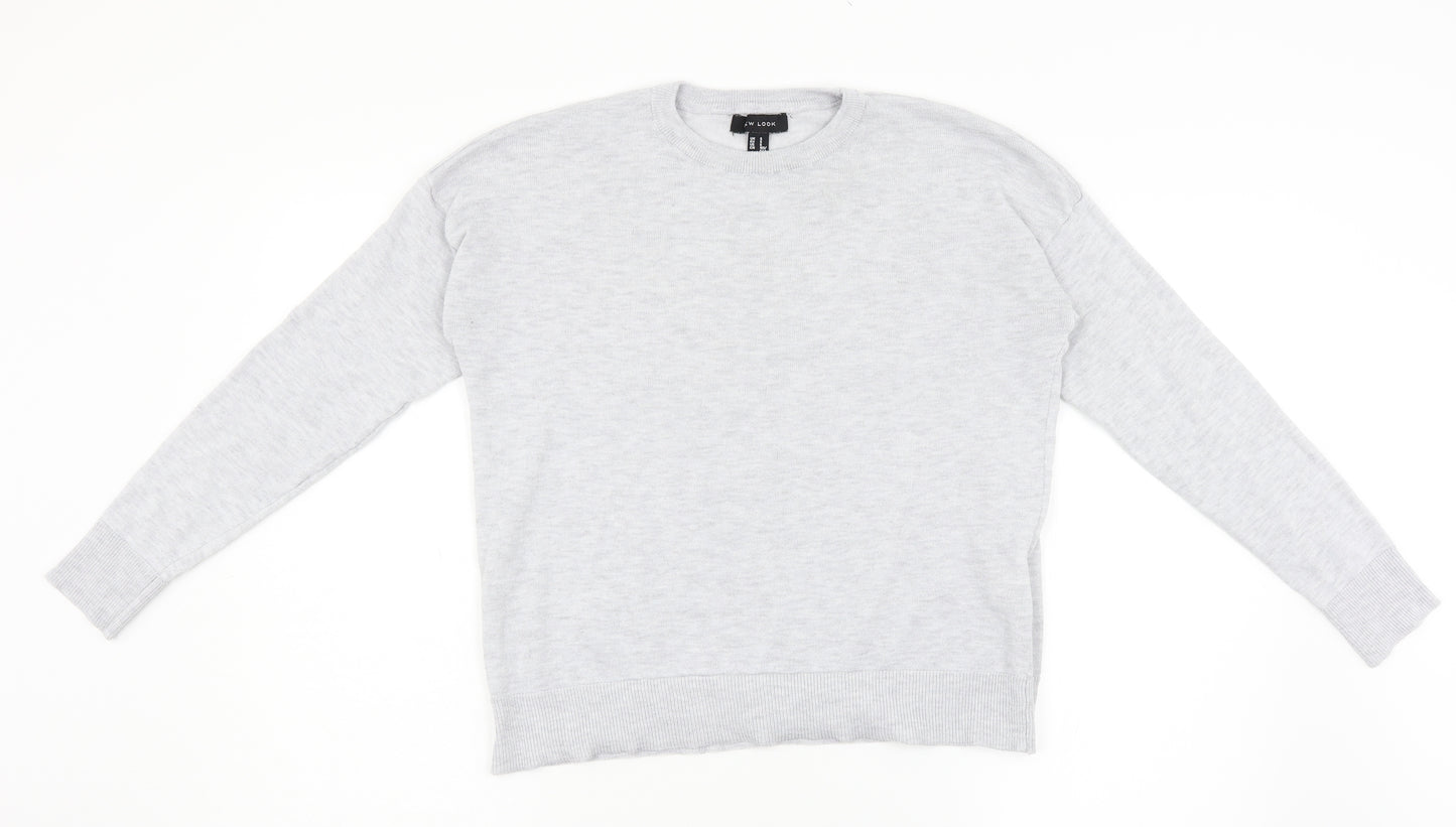 New Look Womens Grey   Pullover Jumper Size S