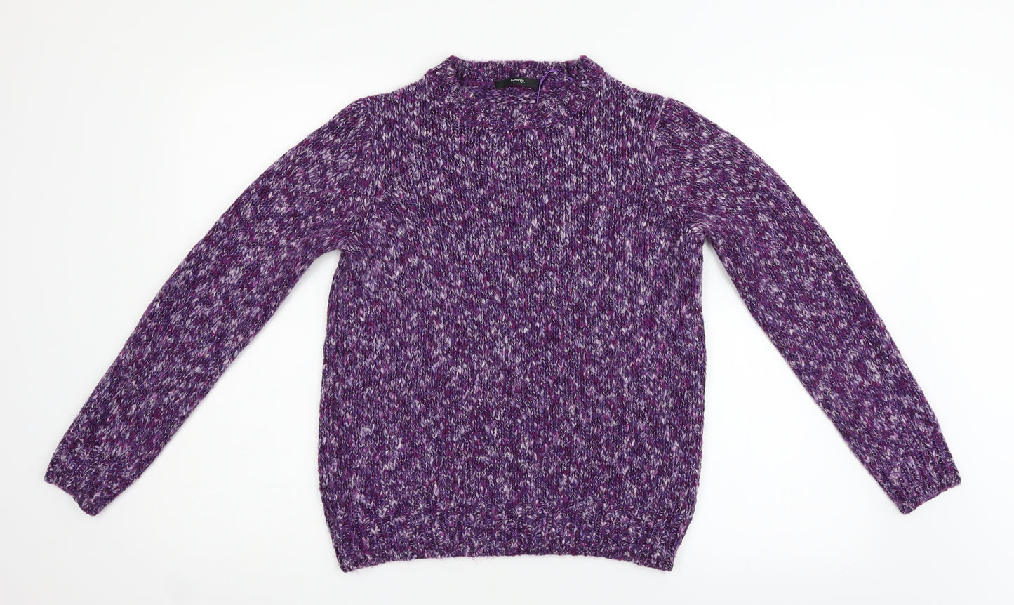 George Womens Purple   Pullover Jumper Size 8