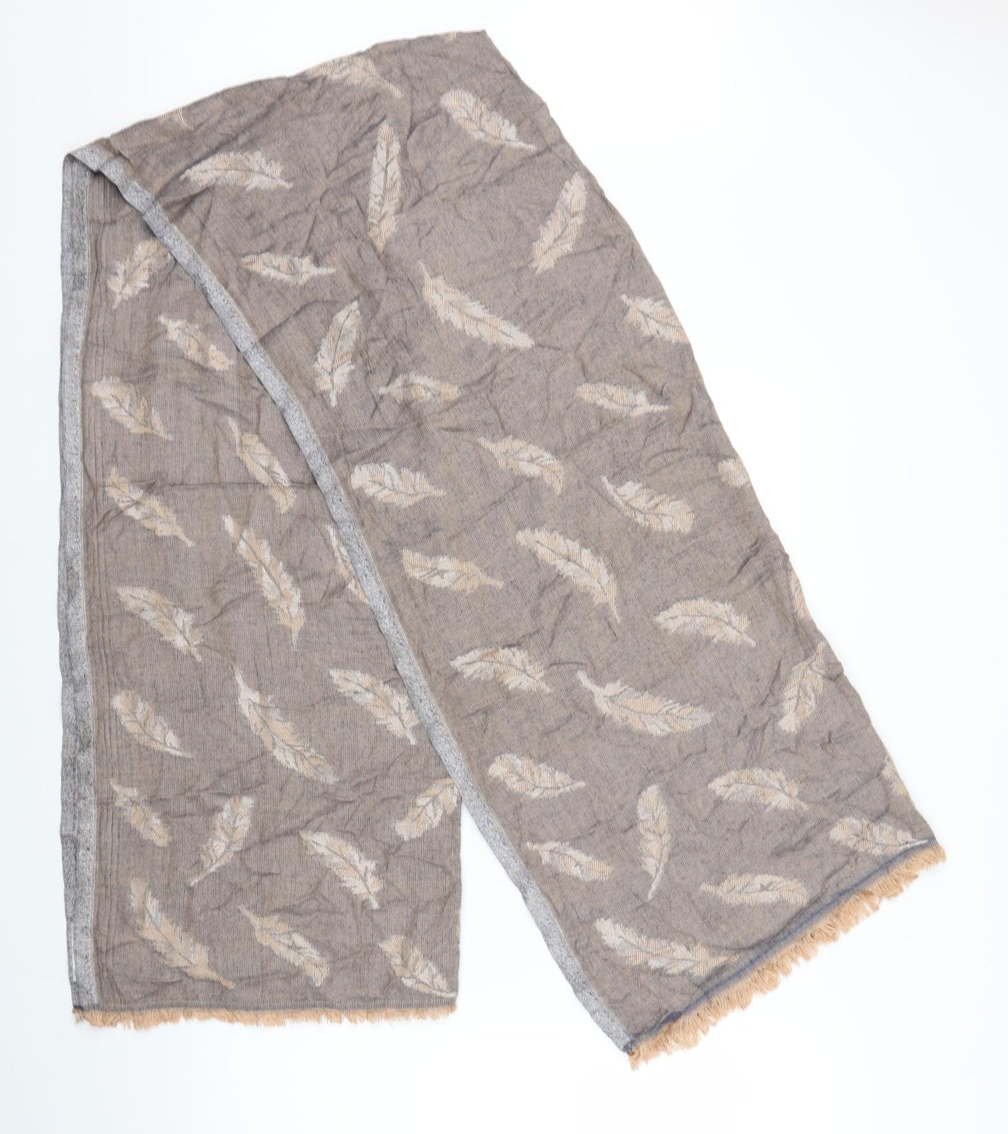 TU Womens Brown Floral   Scarf