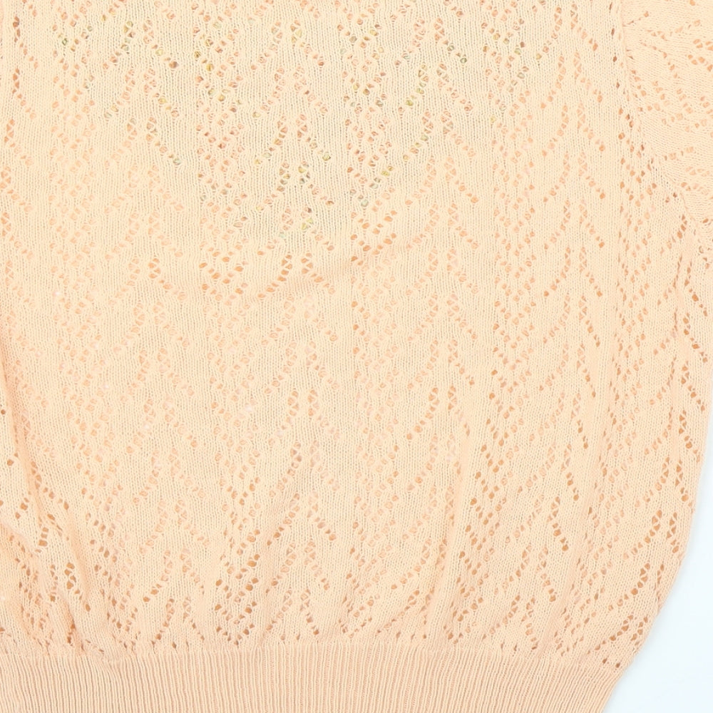 Preworn Womens Orange   Pullover Jumper Size M