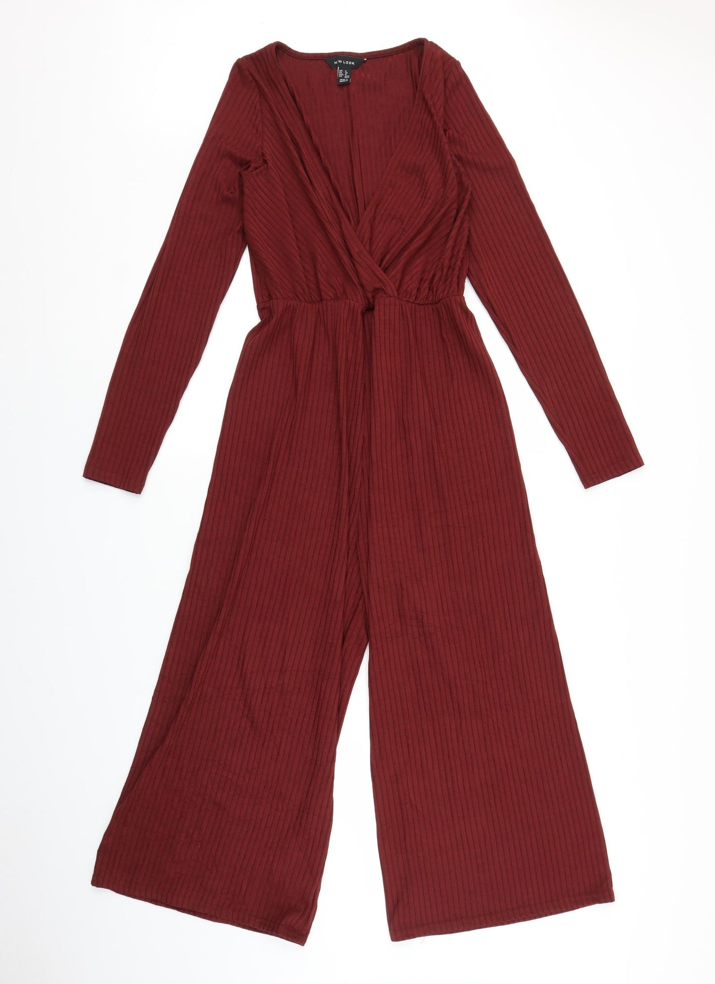 New Look Womens Red   Jumpsuit One-Piece Size 8 L20 in