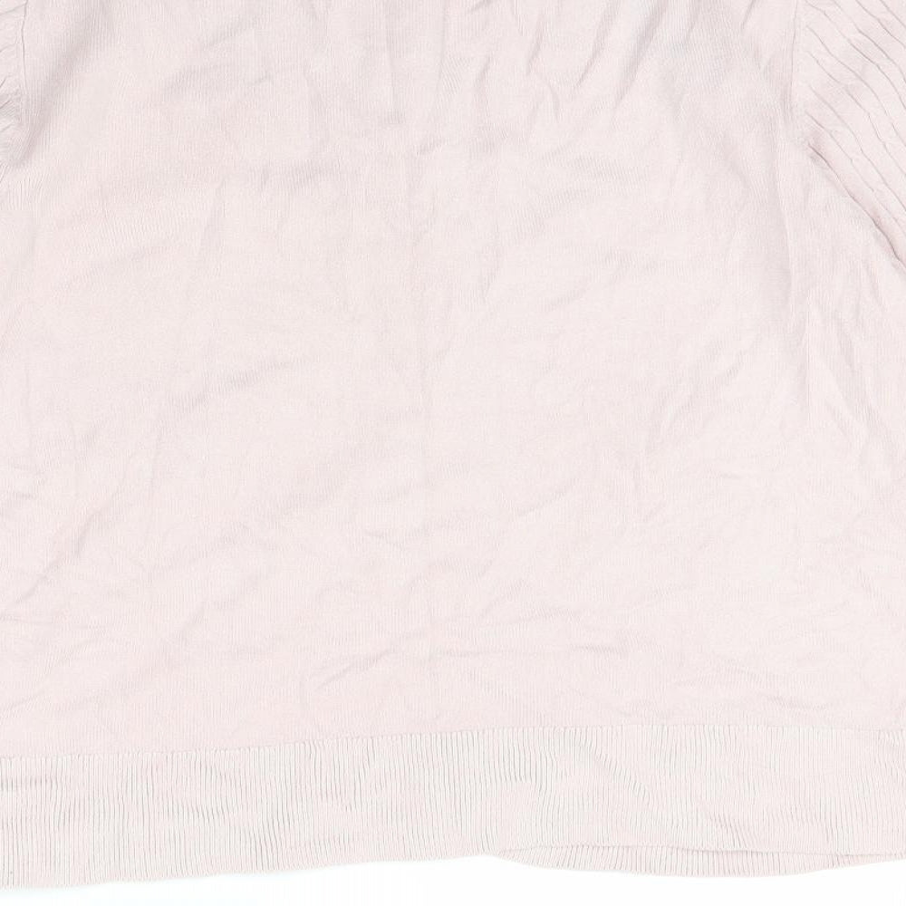 H&M Womens Pink   Cardigan Jumper Size M