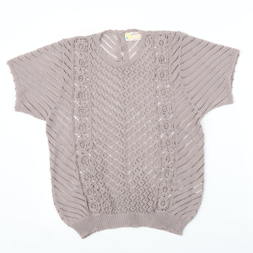 Preworn Womens Purple   Pullover Jumper Size M