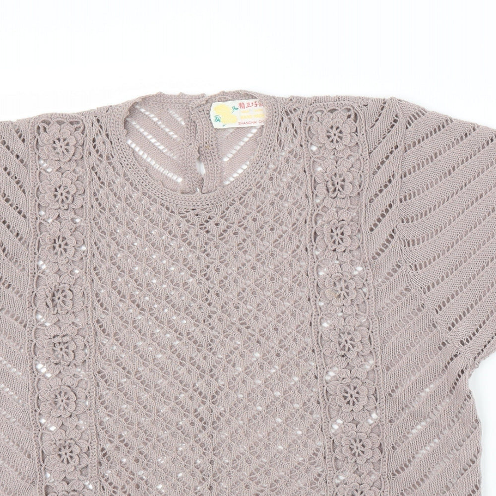 Preworn Womens Purple   Pullover Jumper Size M