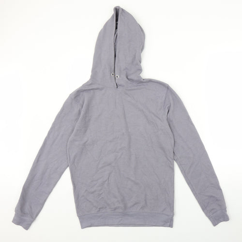 Boohoo Mens Grey   Pullover Hoodie Size XS