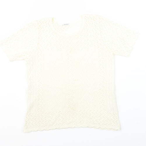 Berkertex Womens Ivory   Pullover Jumper Size 10