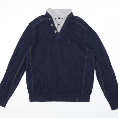 NEXT Womens Blue   Pullover Jumper Size L