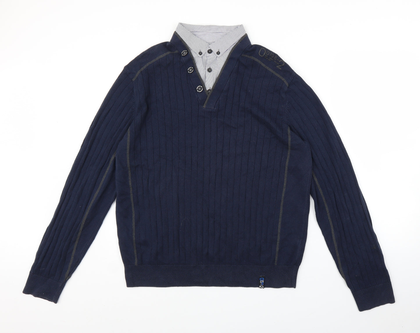 NEXT Womens Blue   Pullover Jumper Size L