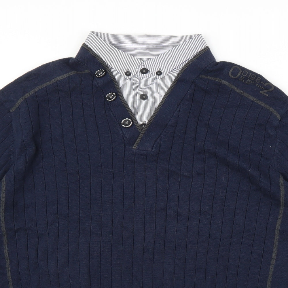 NEXT Womens Blue   Pullover Jumper Size L