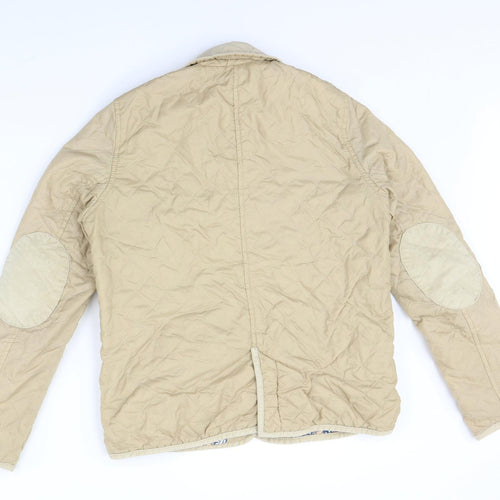 Topshop Womens Brown   Jacket  Size 10  - elbow patches