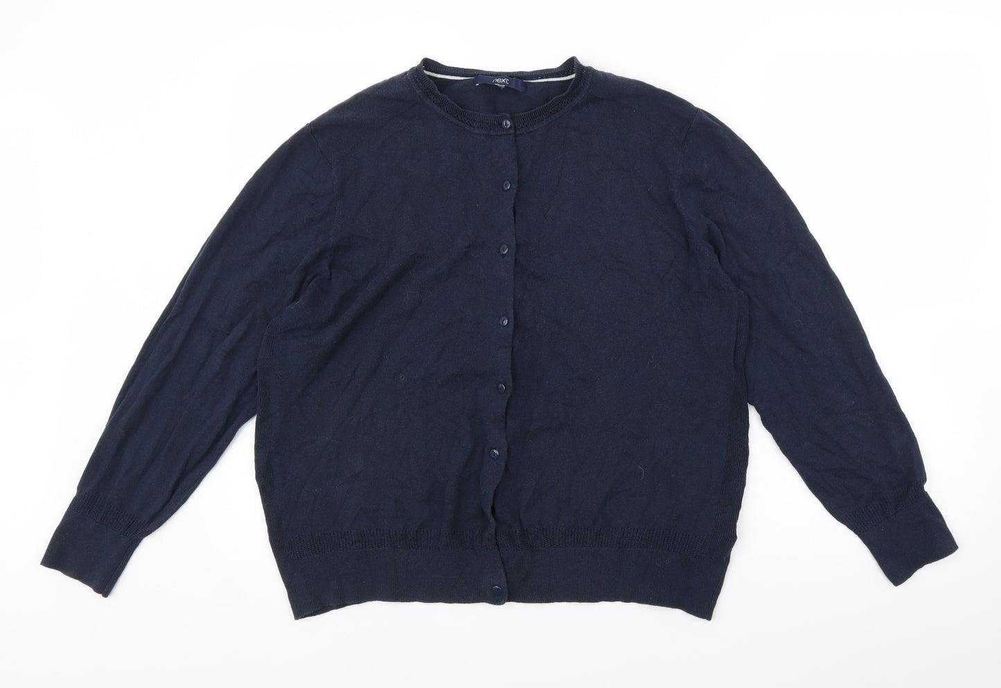 NEXT Womens Blue   Cardigan Jumper Size 20