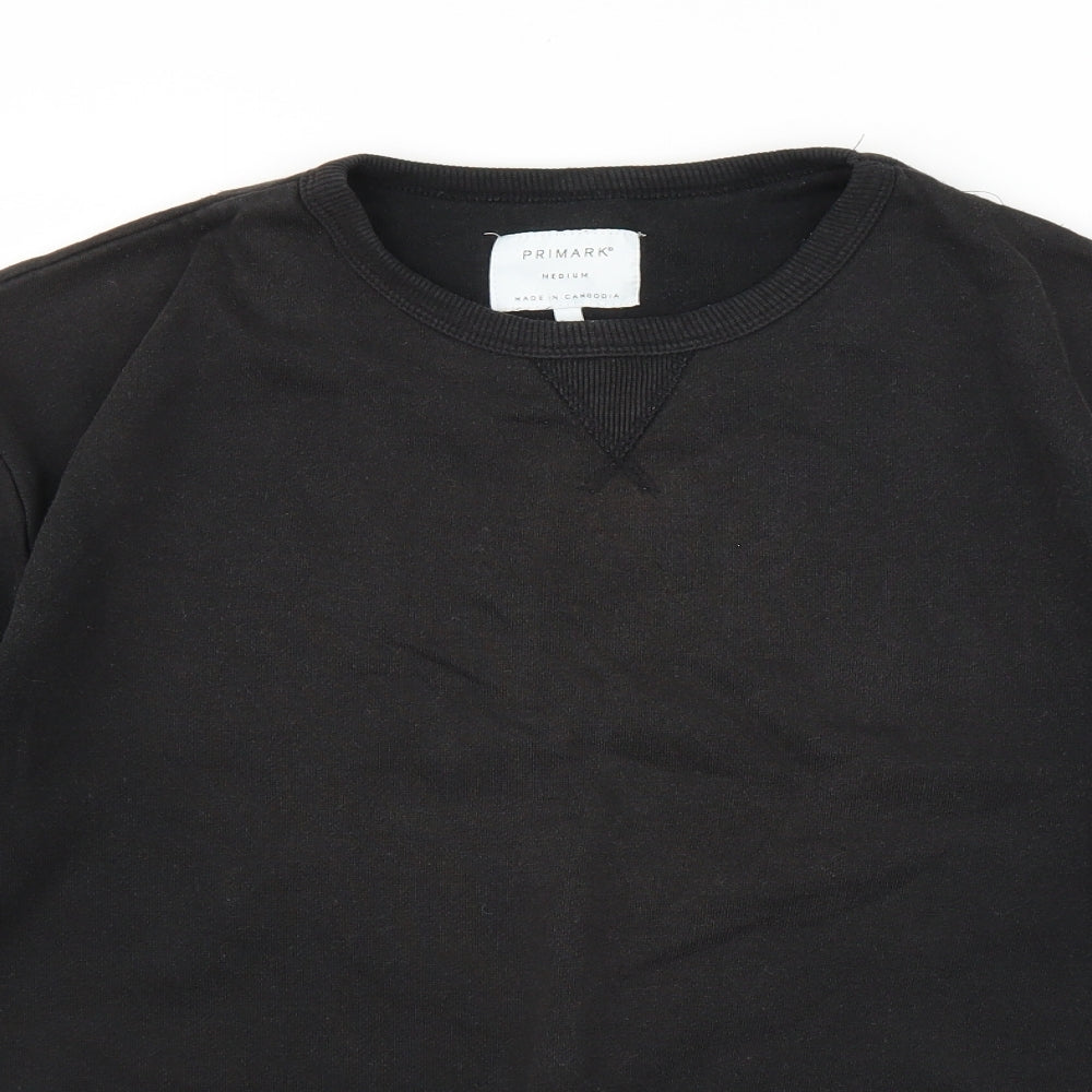 Primark Mens Black   Pullover Jumper Size M