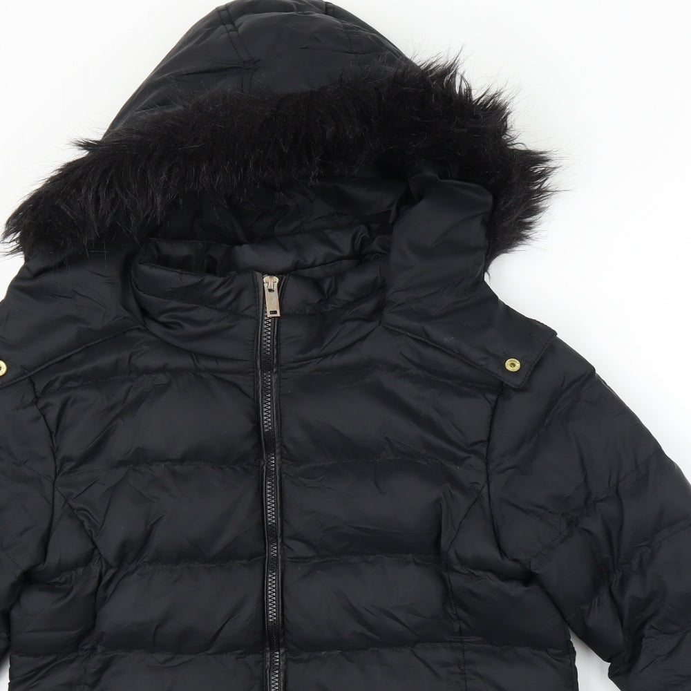Matalan Womens Black   Jacket Coat Size 10