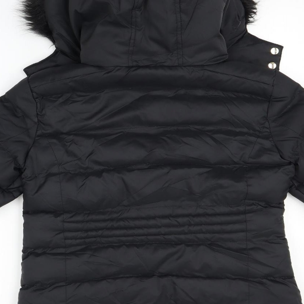 Matalan Womens Black   Jacket Coat Size 10