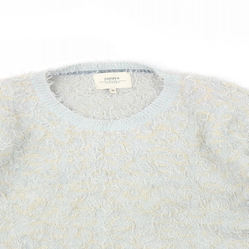 Papaya Womens Blue   Pullover Jumper Size M