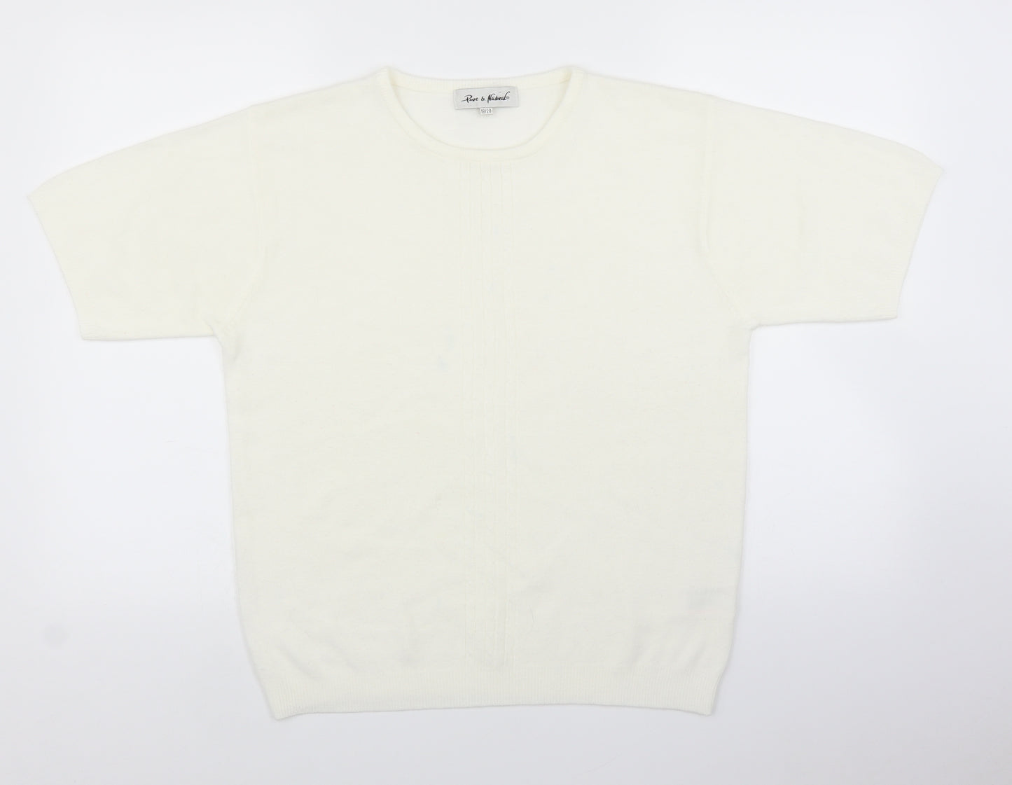 Pure & Natural Womens Ivory   Pullover Jumper Size 18