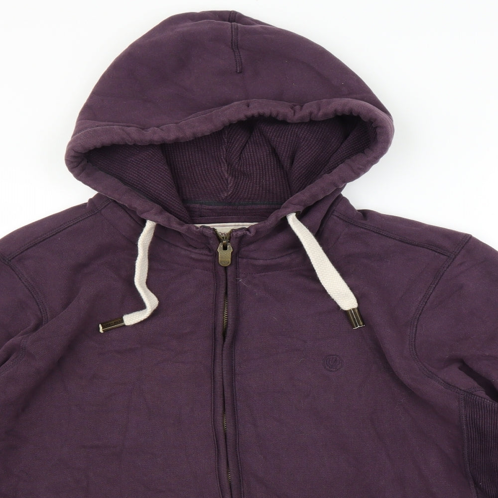 Fat Face Mens Purple   Full Zip Hoodie Size 2XL