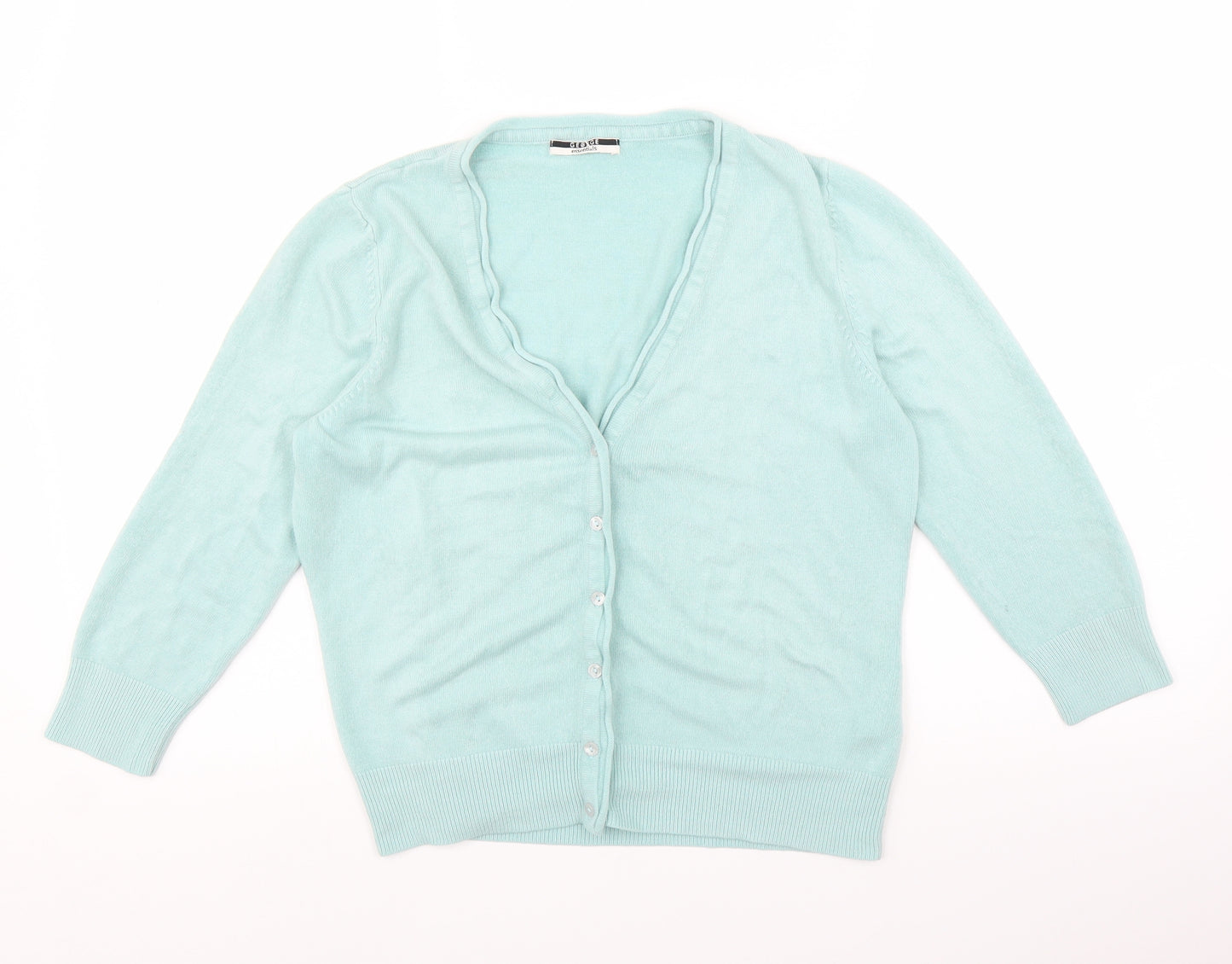 George Womens Green   Cardigan Jumper Size 14