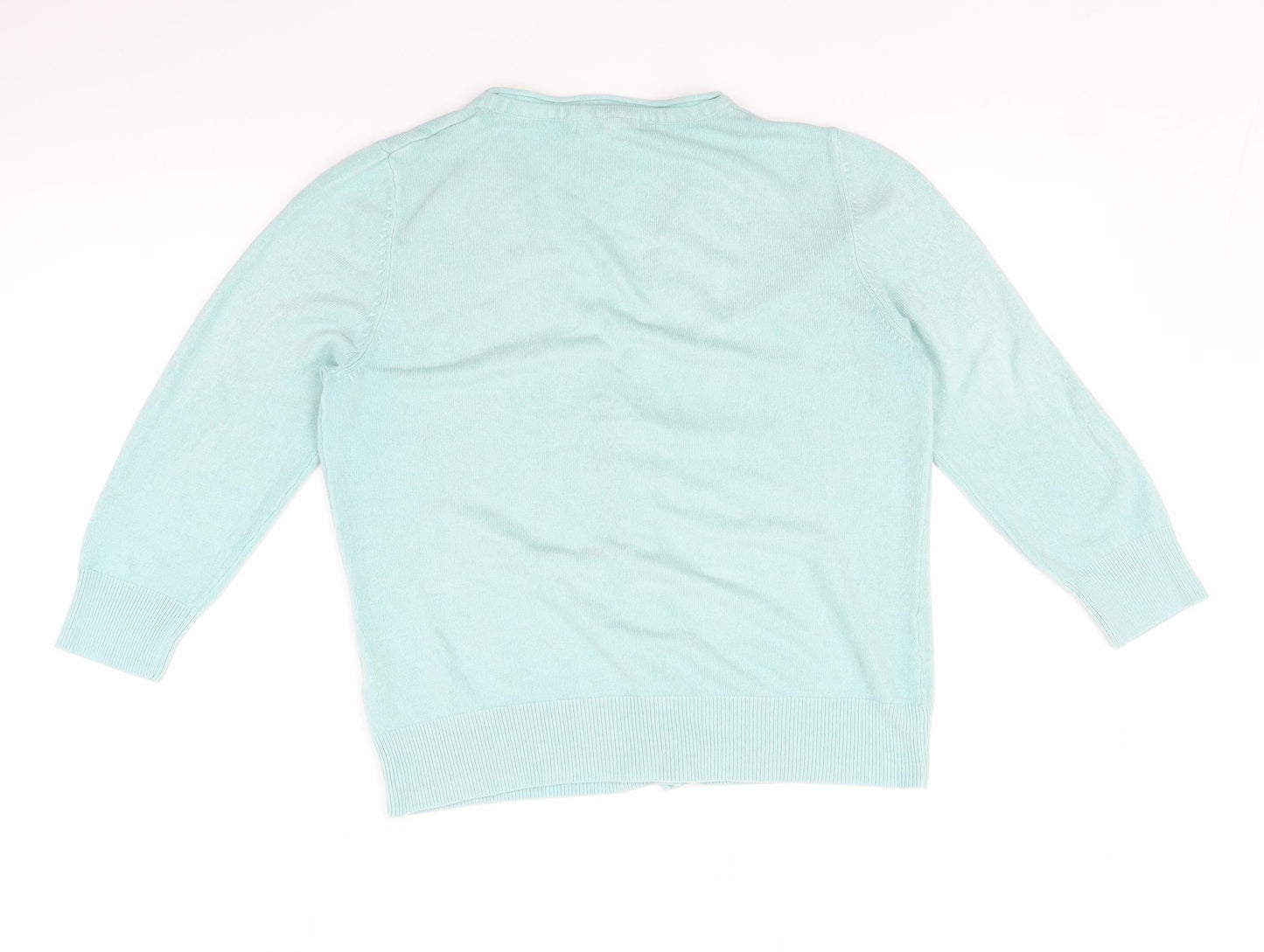 George Womens Green   Cardigan Jumper Size 14