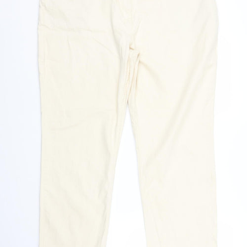 NEXT Womens Ivory  Denim Straight Jeans Size 20 L28 in