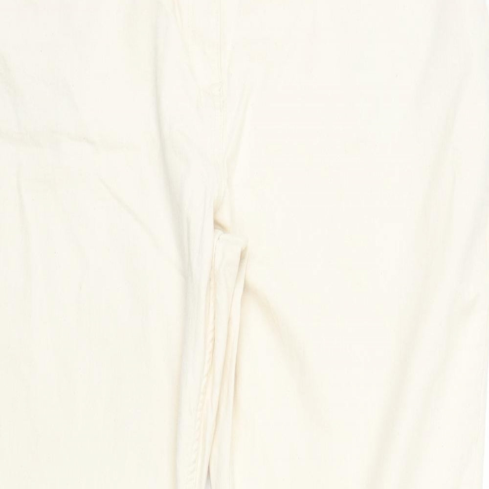 NEXT Womens Ivory  Denim Straight Jeans Size 20 L28 in