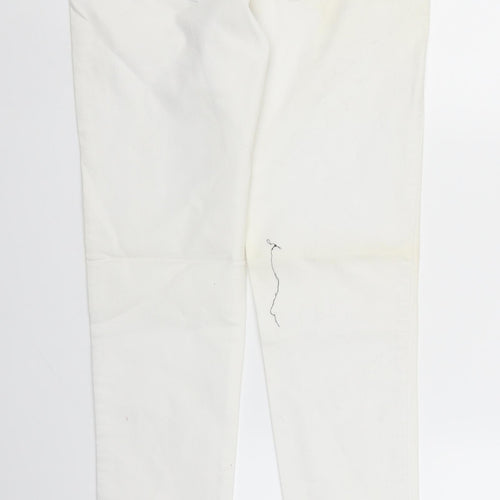 Primark Womens White  Denim Jegging Jeans Size 10 L28 in