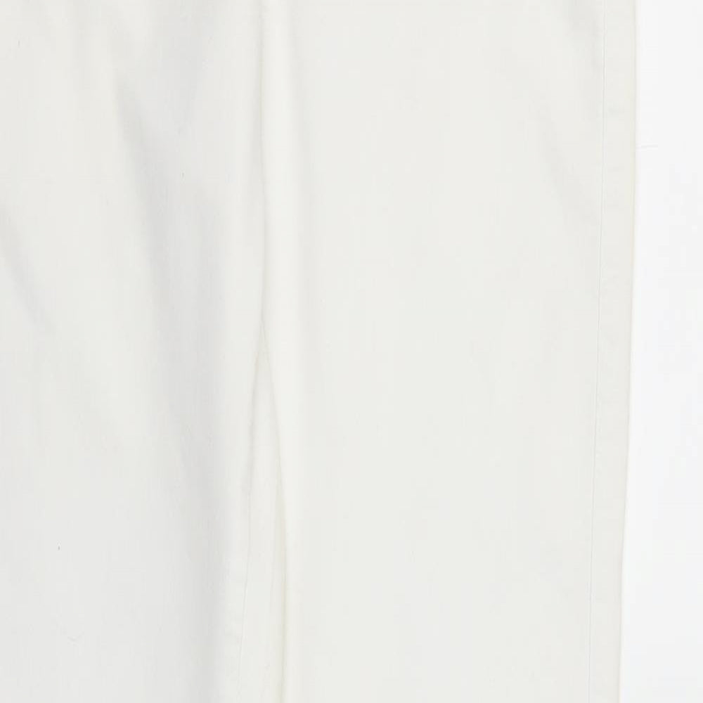 Primark Womens White  Denim Jegging Jeans Size 10 L28 in