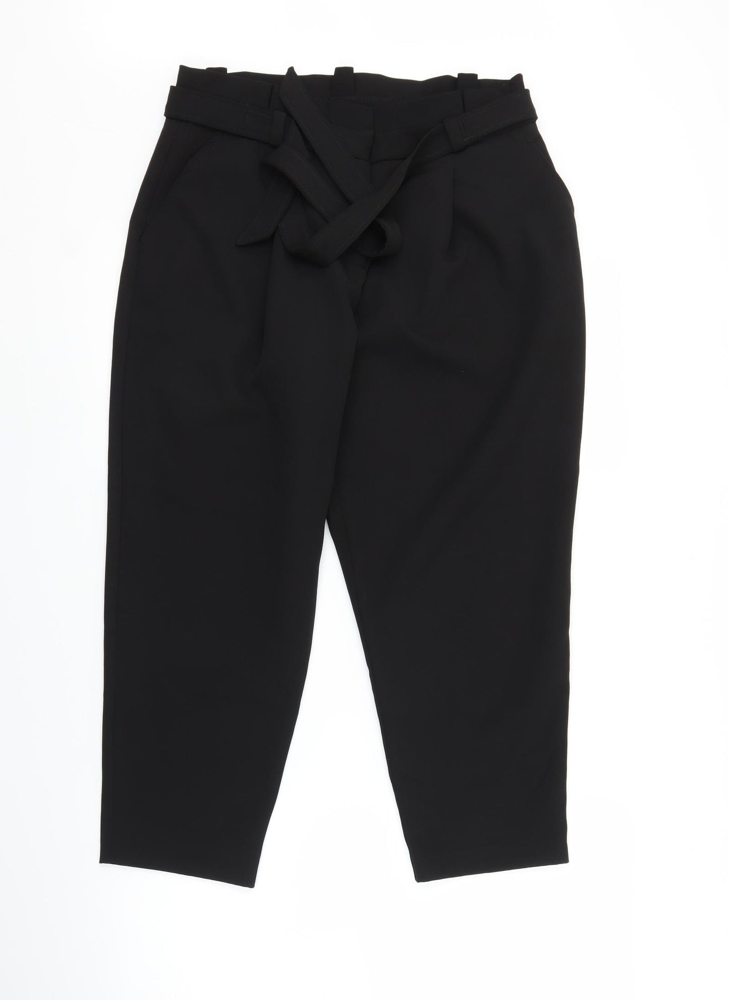 New Look Womens Black   Capri Trousers Size 14 L24 in