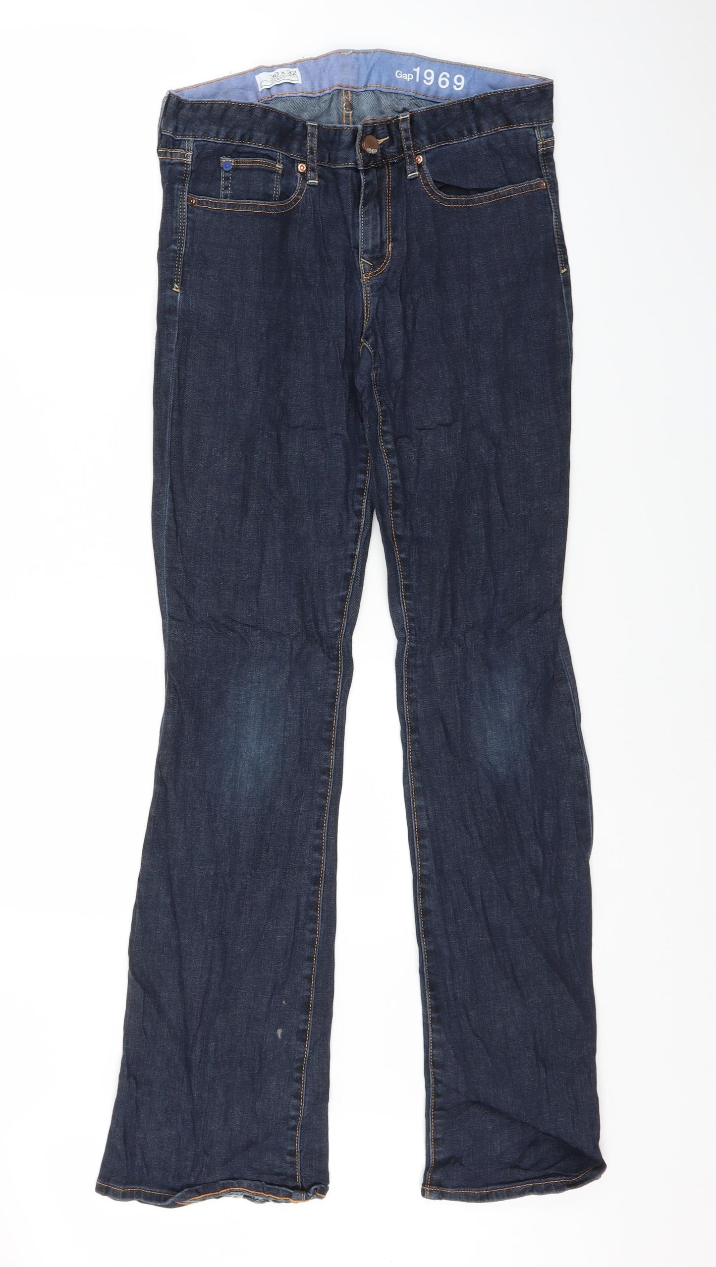 Gap Womens Blue  Denim Bootcut Jeans Size 30 in L32 in