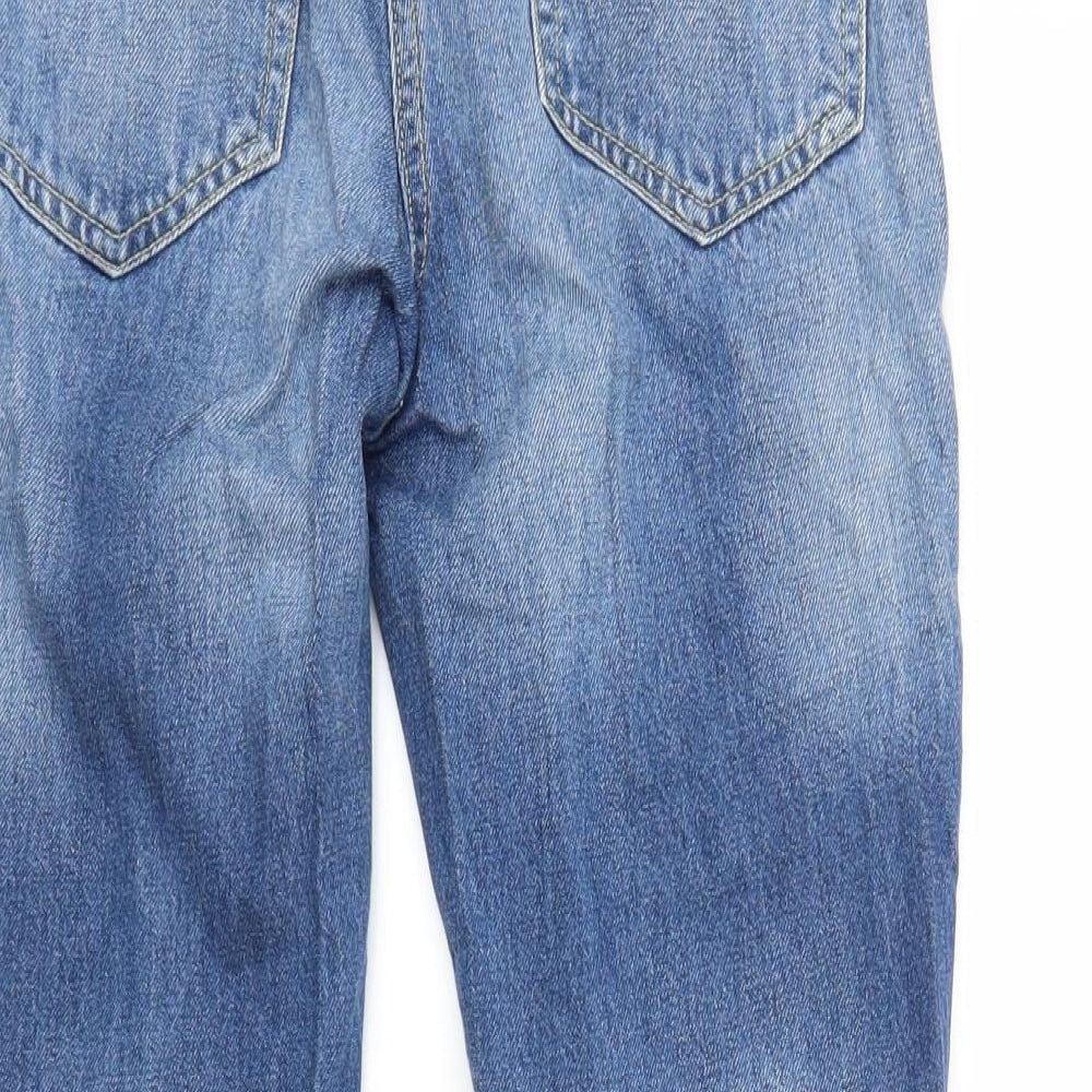 NEXT Womens Blue  Denim Straight Jeans Size 8 L22 in