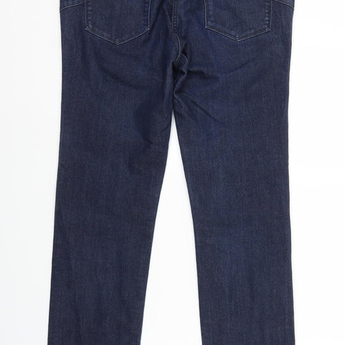 NEXT Womens Blue  Denim Straight Jeans Size 12 L28 in