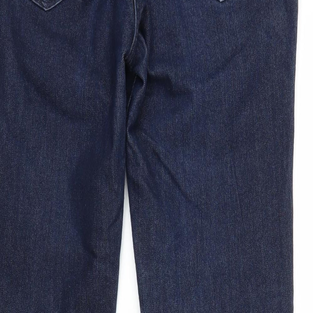 NEXT Womens Blue  Denim Straight Jeans Size 12 L28 in