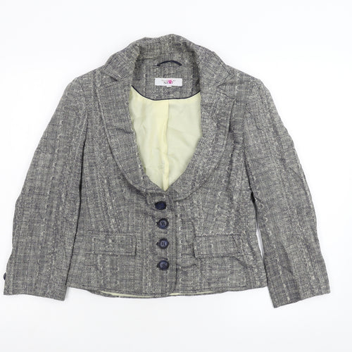 NEXT Womens Grey   Jacket Blazer Size 8