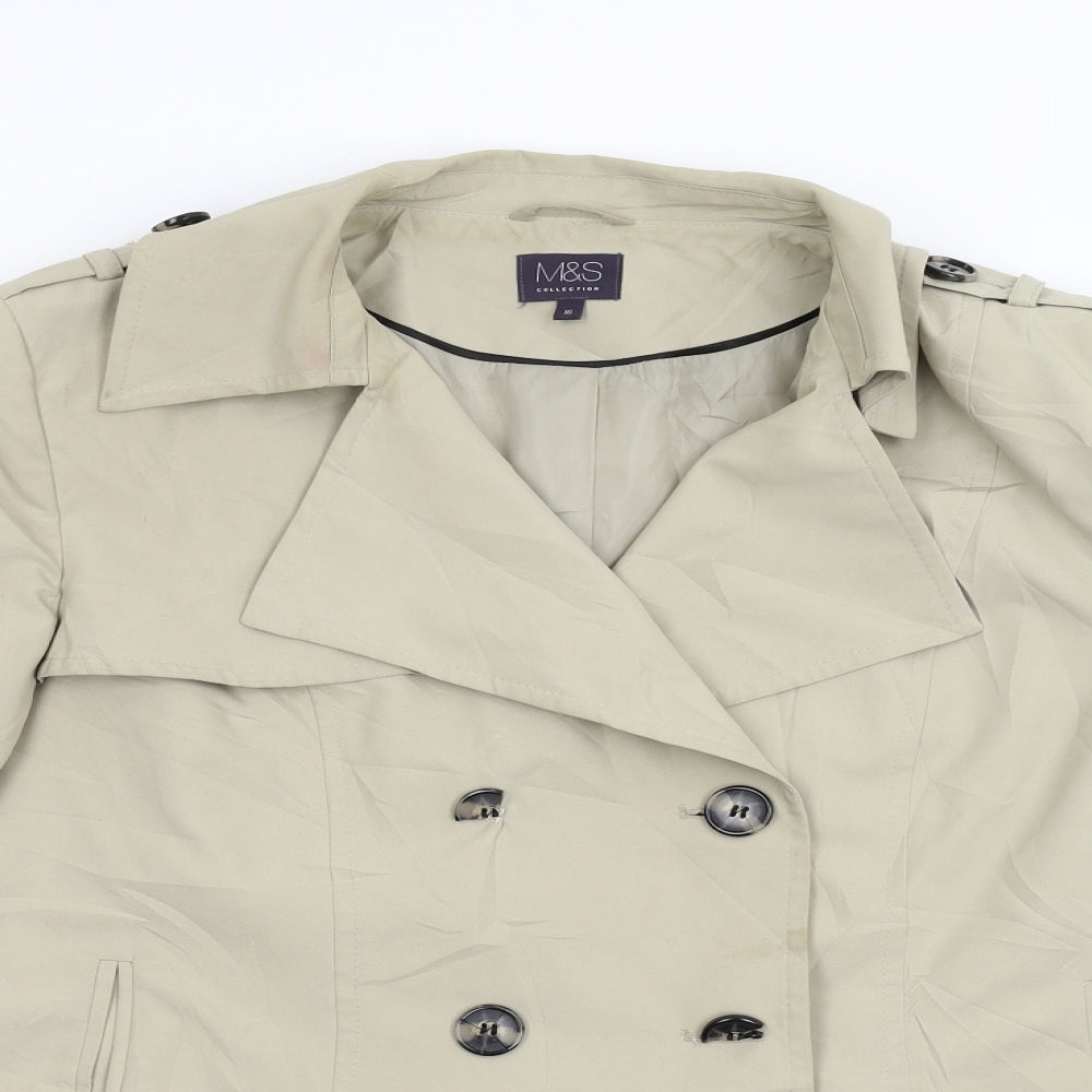 M&S Womens Beige   Jacket  Size 16