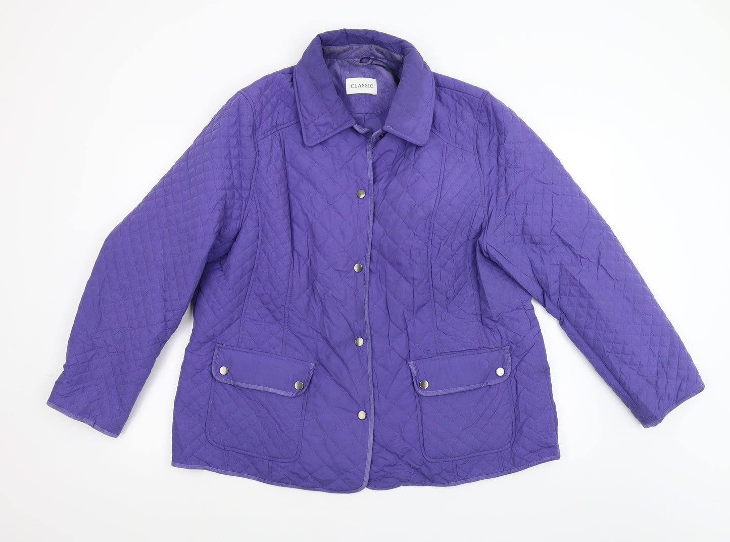 Classsic Womens Purple   Jacket  Size 20