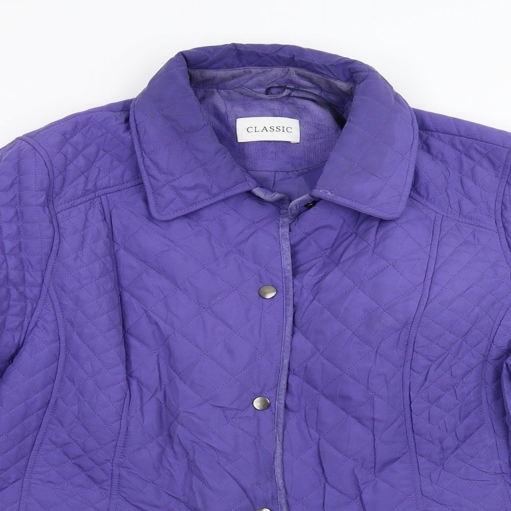 Classsic Womens Purple   Jacket  Size 20