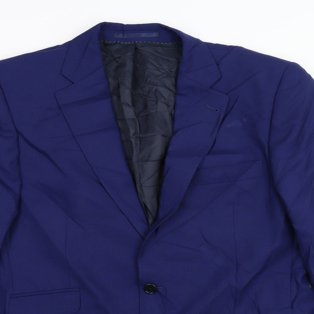 New & Lingwood Mens Blue    Blazer Size 42