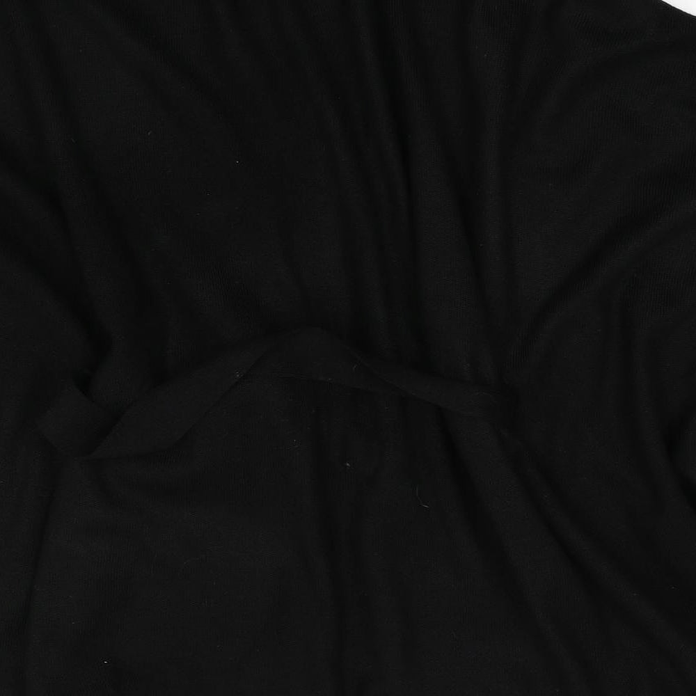 Principles Womens Black  Knit Kimono Coat One Size