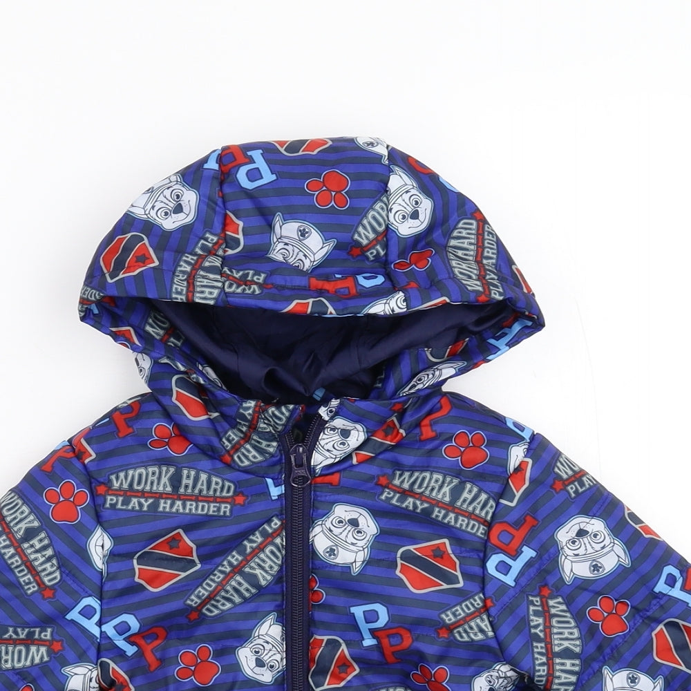 George Boys Blue   Anorak Coat Size 18-24 Months